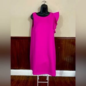 🌺 Vince Camuto Women's Hot Pink Off the Shoulder Dress
